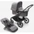 Детская коляска Bugaboo Fox 5 Complete 2 в 1 Black/Grey Melange/Grey Melange