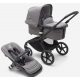 Детская коляска Bugaboo Fox 5 Complete 2 в 1 Black/Grey Melange/Grey Melange