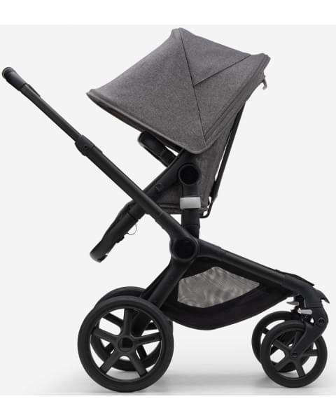 Детская коляска Bugaboo Fox 5 Complete 2 в 1 Black/Grey Melange/Grey Melange