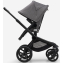 Детская коляска Bugaboo Fox 5 Complete 2 в 1 Black/Grey Melange/Grey Melange