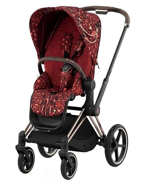 Детская коляска Cybex Priam IV 2 в 1 Rockstar/Rose Gold