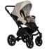 Детская коляска Indigo Mio Eco 2 в 1 04 черная кожа+св.бежевая кожа