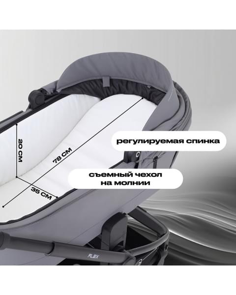 Детская коляска Rant Flex 3 в 1 RA077 Grey