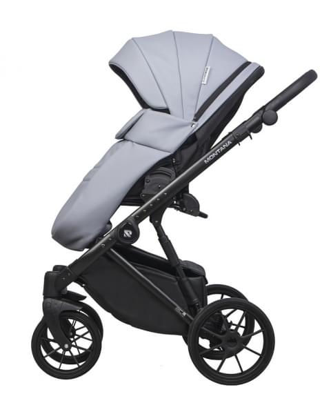Детская коляска Riko Basic Montana Ecco 3 в 1 23 Grey