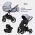 Детская коляска Riko Basic Montana Ecco 3 в 1 23 Grey