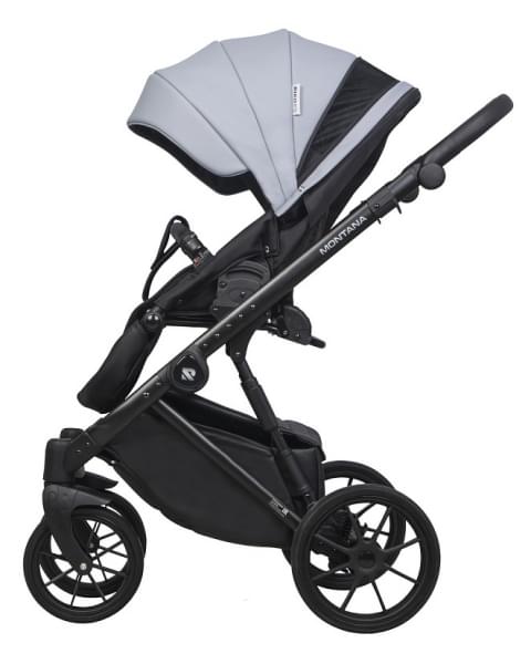 Детская коляска Riko Basic Montana Ecco 3 в 1 23 Grey