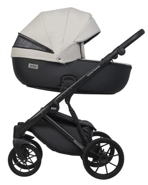 Детская коляска Riko Basic Montana Ecco 3 в 1 31 Light Silver-Black