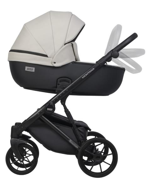 Детская коляска Riko Basic Montana Ecco 3 в 1 31 Light Silver-Black