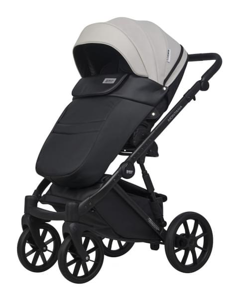 Детская коляска Riko Basic Montana Ecco 3 в 1 31 Light Silver-Black