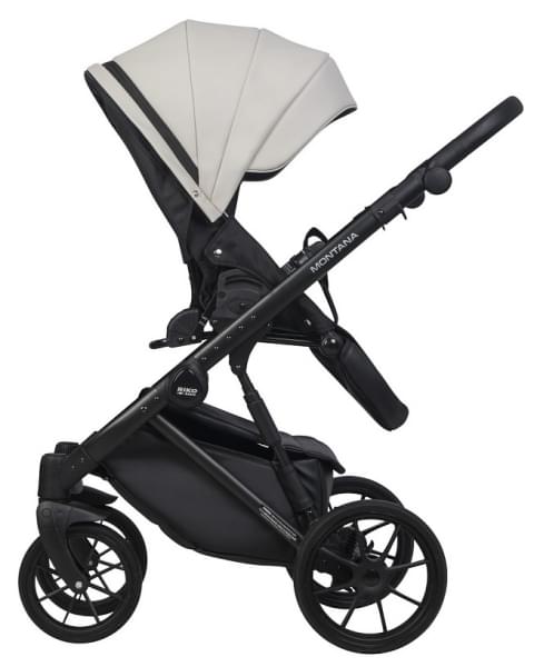 Детская коляска Riko Basic Montana Ecco 3 в 1 31 Light Silver-Black