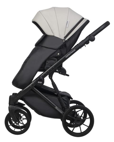 Детская коляска Riko Basic Montana Ecco 3 в 1 31 Light Silver-Black