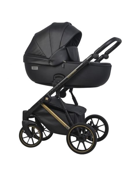 Детская коляска Riko Basic Montana Premium Gold 2 в 1 02 Black