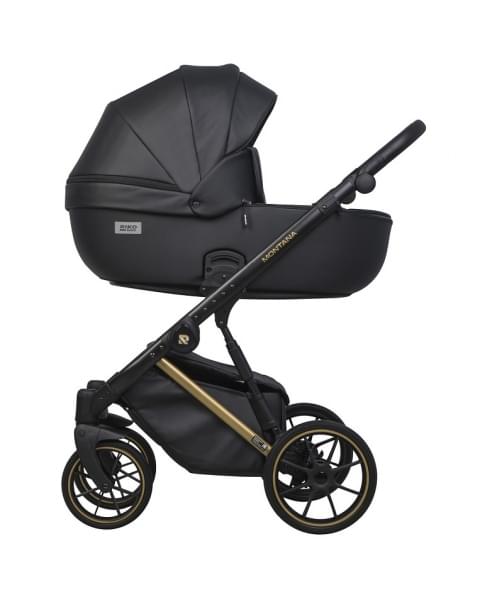 Детская коляска Riko Basic Montana Premium Gold 2 в 1 02 Black