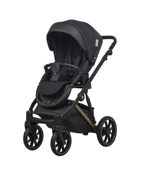 Детская коляска Riko Basic Montana Premium Gold 2 в 1 02 Black