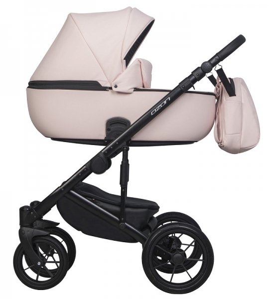 Коляска 3 в 1 Riko Basic Ozon Pastel светло-розовый 01