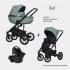 Детская коляска Riko Basic Ozon Pastel 3 в 1 05 оливковый