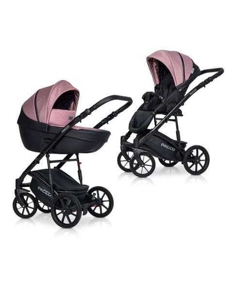Детская коляска Riko Basic Pacco 2 в 1 02 pink