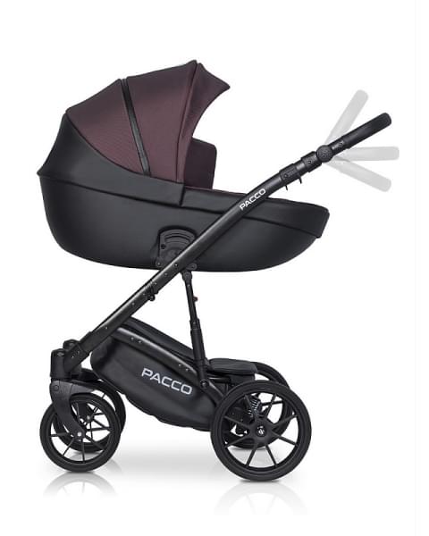 Детская коляска Riko Basic Pacco 3 в 1 01 plum