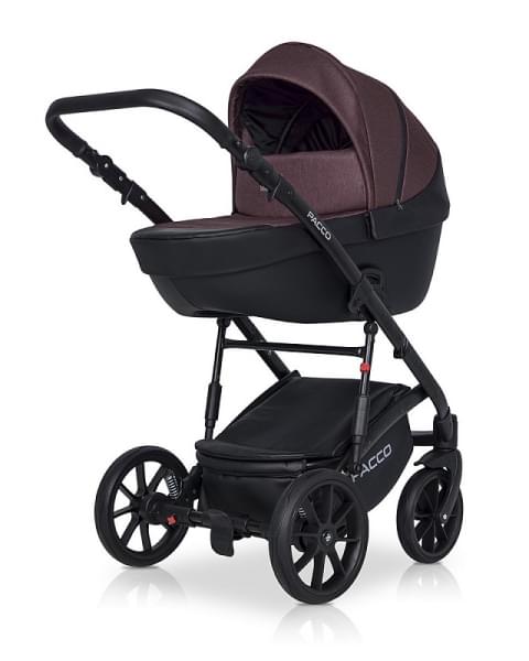 Детская коляска Riko Basic Pacco 3 в 1 01 plum