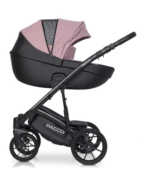 Детская коляска Riko Basic Pacco 3 в 1 02 pink
