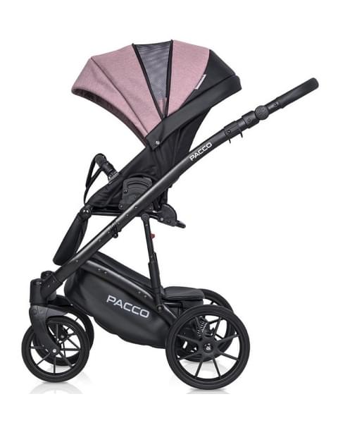Детская коляска Riko Basic Pacco 3 в 1 02 pink