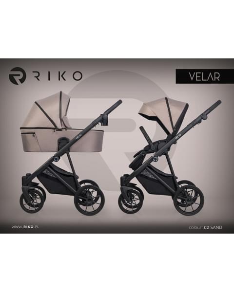 Детская коляска Riko Velar 2 в 1 02 Sand (бежевый)