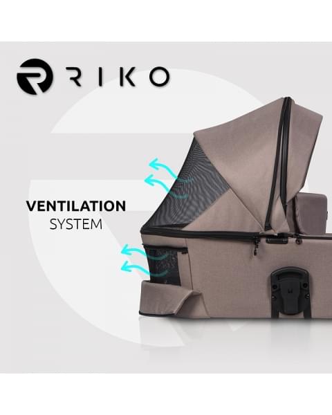 Детская коляска Riko Velar 2 в 1 02 Sand (бежевый)