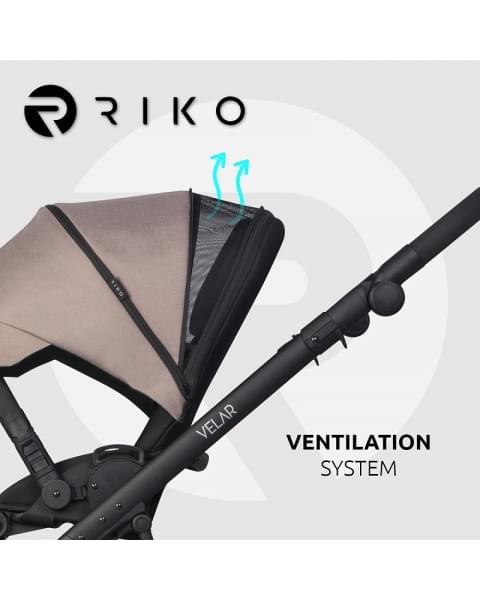 Детская коляска Riko Velar 2 в 1 02 Sand (бежевый)