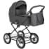 Детская коляска Roan Bass Next Classic d12 3 в 1 с автокреслом Tutis Elo Lux EduSky Black RCL263/1 Steel Grey
