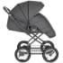 Детская коляска Roan Bass Next Classic d12 3 в 1 с автокреслом Tutis Elo Lux EduSky Black RCL263/1 Steel Grey