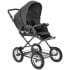 Детская коляска Roan Bass Next Classic d12 3 в 1 с автокреслом Tutis Elo Lux EduSky Black RCL263/1 Steel Grey