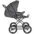 Детская коляска Roan Bass Next Classic d12 3 в 1 с автокреслом Tutis Elo Lux EduSky Black RCL263/1 Steel Grey