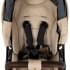 Детская коляска Roan Esso 2025 Кожа 2 в 1 ESSK/212/1 Caramel/Black/руч.Тем.коричневый