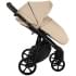 Детская коляска Roan Esso 2025 Кожа 2 в 1 ESSK/212/1 Caramel/Black/руч.Тем.коричневый