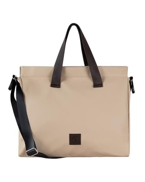 Детская коляска Roan Esso 2025 Кожа 2 в 1 ESSK/212/1 Caramel/Black/руч.Тем.коричневый