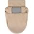Детская коляска Roan Esso 2025 Кожа 2 в 1 ESSK/212/1 Caramel/Black/руч.Тем.коричневый