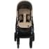 Детская коляска Roan Esso 2025 Кожа 2 в 1 ESSK/212/1 Caramel/Black/руч.Тем.коричневый