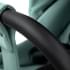 Детская коляска Roan Esso 2025 Кожа 2 в 1 ESSK/214/1 Misti Mint/Grey/руч.Черный