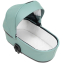 Детская коляска Roan Esso 2025 Кожа 2 в 1 ESSK/214/1 Misti Mint/Grey/руч.Черный