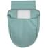 Детская коляска Roan Esso 2025 Кожа 2 в 1 ESSK/214/1 Misti Mint/Grey/руч.Черный