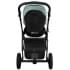 Детская коляска Roan Esso 2025 Кожа 2 в 1 ESSK/214/1 Misti Mint/Grey/руч.Черный