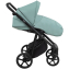 Детская коляска Roan Esso 2025 Кожа 2 в 1 ESSK/214/1 Misti Mint/Grey/руч.Черный