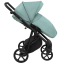Детская коляска Roan Esso 2025 Кожа 2 в 1 ESSK/214/1 Misti Mint/Grey/руч.Черный