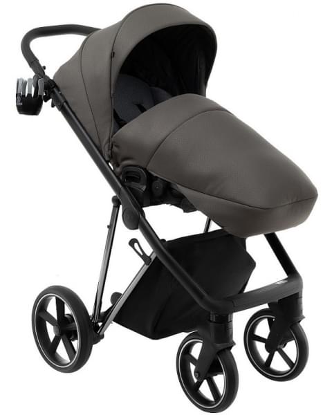 Детская коляска Roan Sol Luxury 3 в 1 с автокреслом Tutis Elo Lux EduSky Black RSL/4051 Taupe/Nikiel