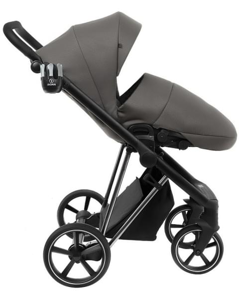 Детская коляска Roan Sol Luxury 3 в 1 с автокреслом Tutis Elo Lux EduSky Black RSL/4051 Taupe/Nikiel