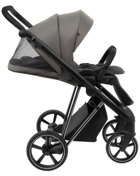 Детская коляска Roan Sol Luxury 3 в 1 с автокреслом Tutis Elo Lux EduSky Black RSL/4051 Taupe/Nikiel