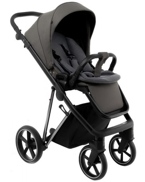 Детская коляска Roan Sol Luxury 3 в 1 с автокреслом Tutis Elo Lux EduSky Black RSL/4051 Taupe/Nikiel