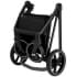 Детская коляска Roan Sol Кожа 3 в 1 с автокреслом Tutis Elo Lux EduSky Black RSL/2023 Misti Mint/Grey/руч. Серый