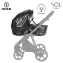 Детская коляска Roan Sol Кожа 3 в 1 с автокреслом Tutis Elo Lux EduSky Black RSL/2023 Misti Mint/Grey/руч. Серый