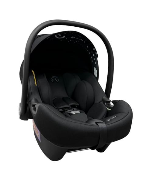 Детская коляска Roan Sol Кожа 3 в 1 с автокреслом Tutis Elo Lux EduSky Black RSL/2023 Misti Mint/Grey/руч. Серый